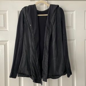 Lululemon black hooded jacket
